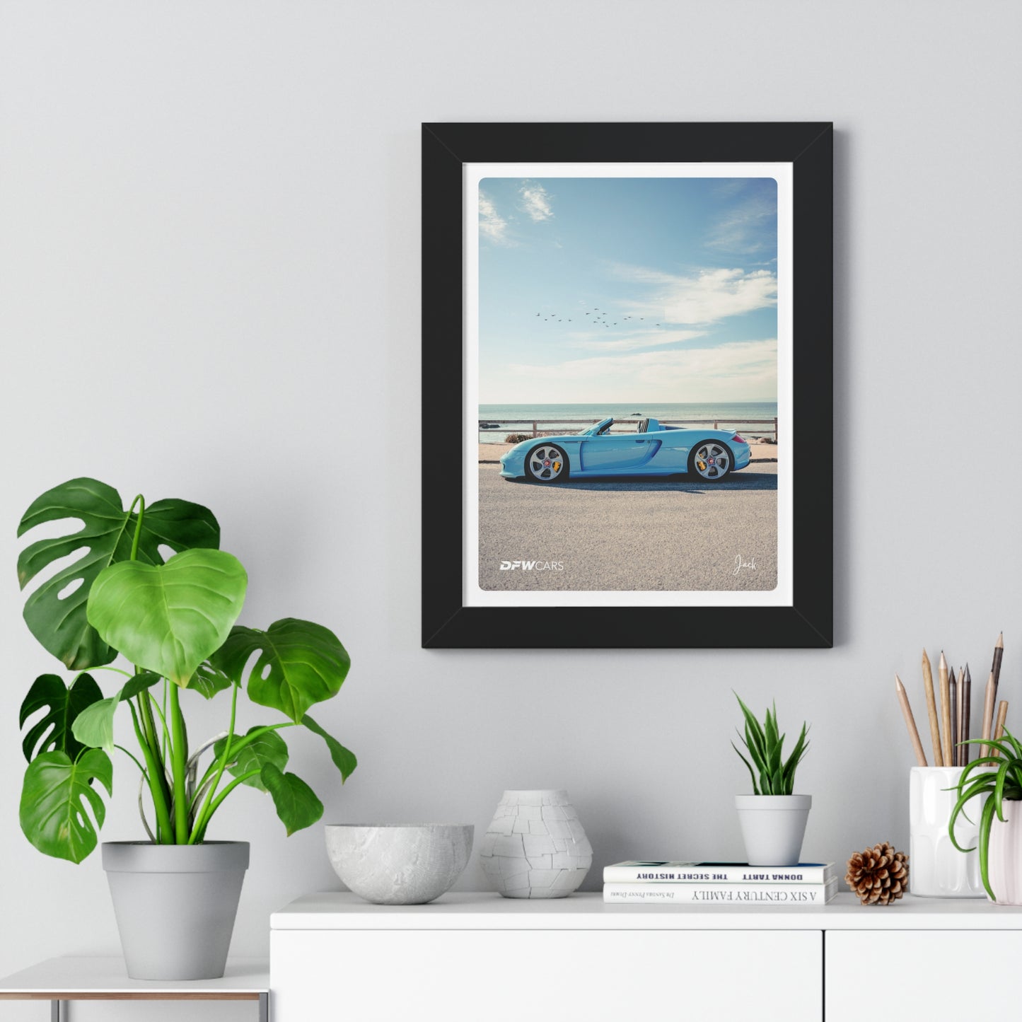 Porsche Carrera GT Framed Poster