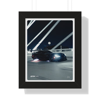 Quiet Racing's Calvo Viper Framed Poster