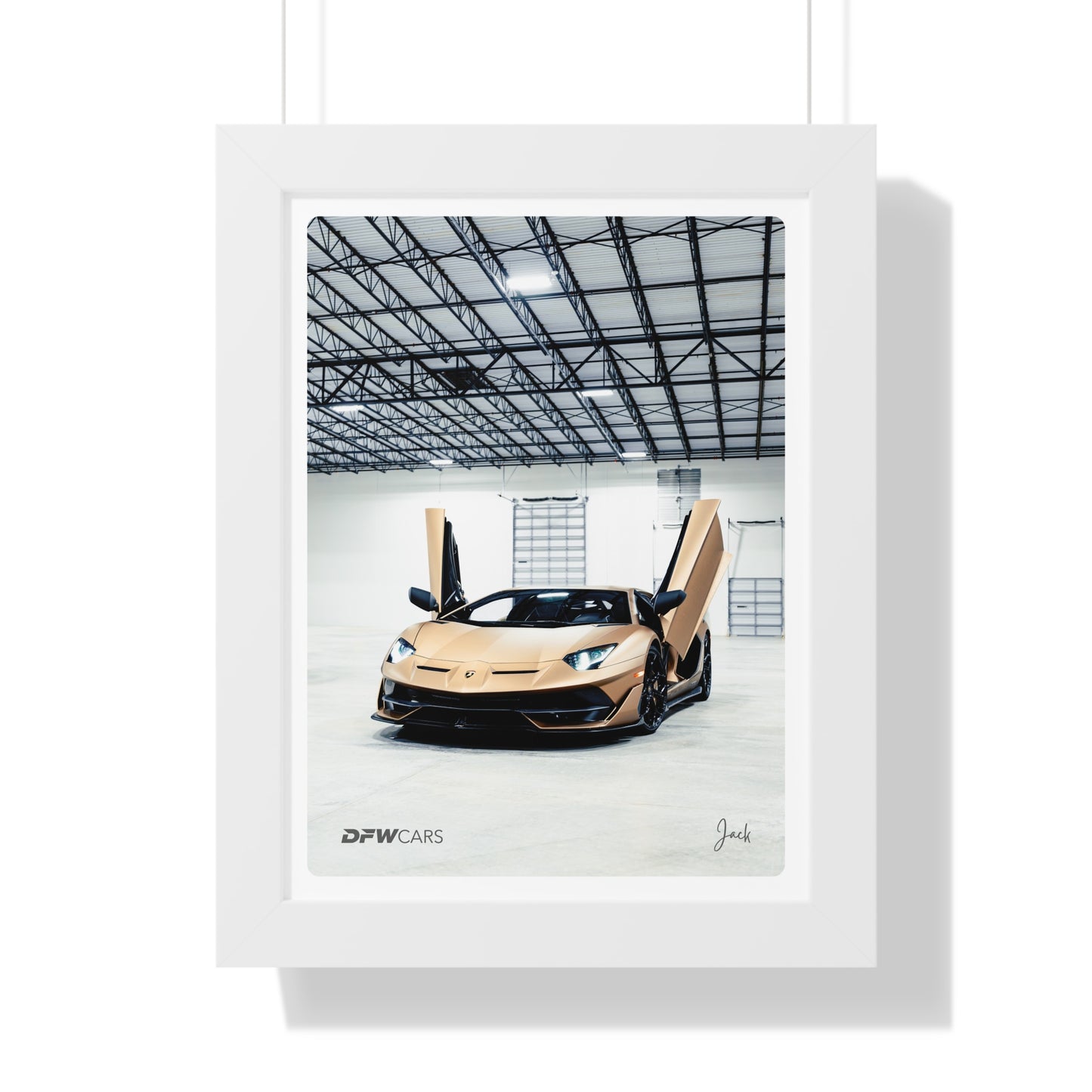 Aventador SVJ Framed Poster