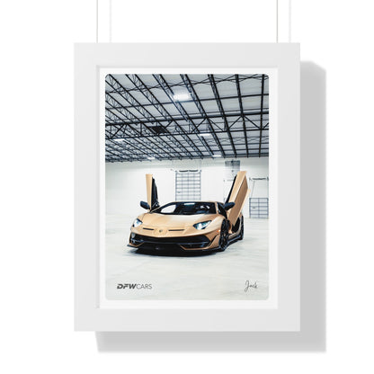 Aventador SVJ Framed Poster