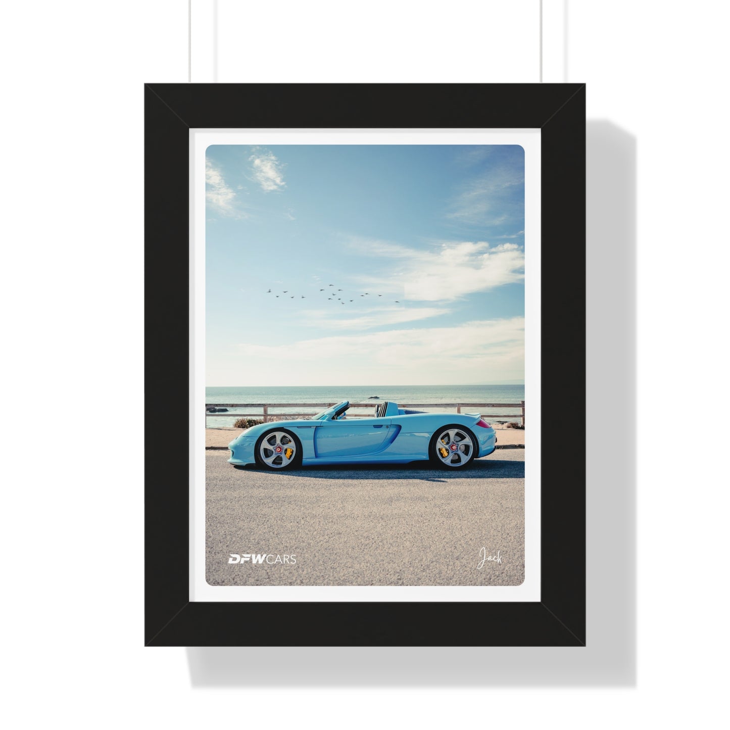 Porsche Carrera GT Framed Poster