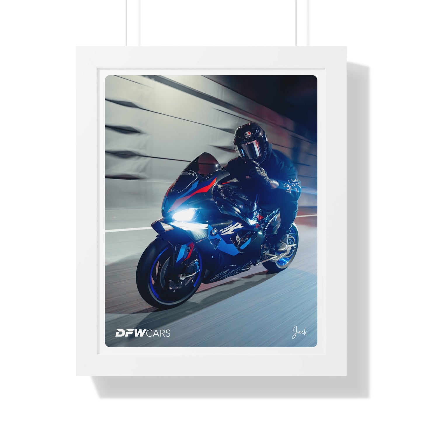 BMW M1000RR Framed Poster
