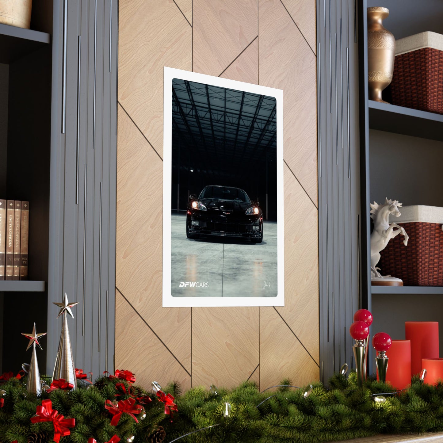 C6 Corvette Black ZR1 Poster