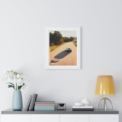 Lamborghini Huracan Sunrise Drive Framed Poster