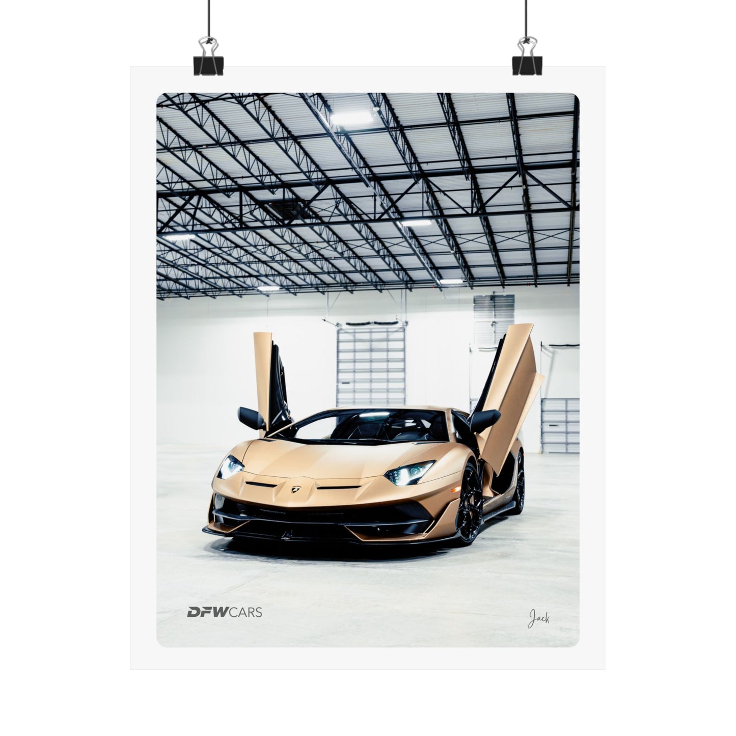 Aventador SVJ Poster