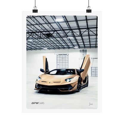 Aventador SVJ Poster
