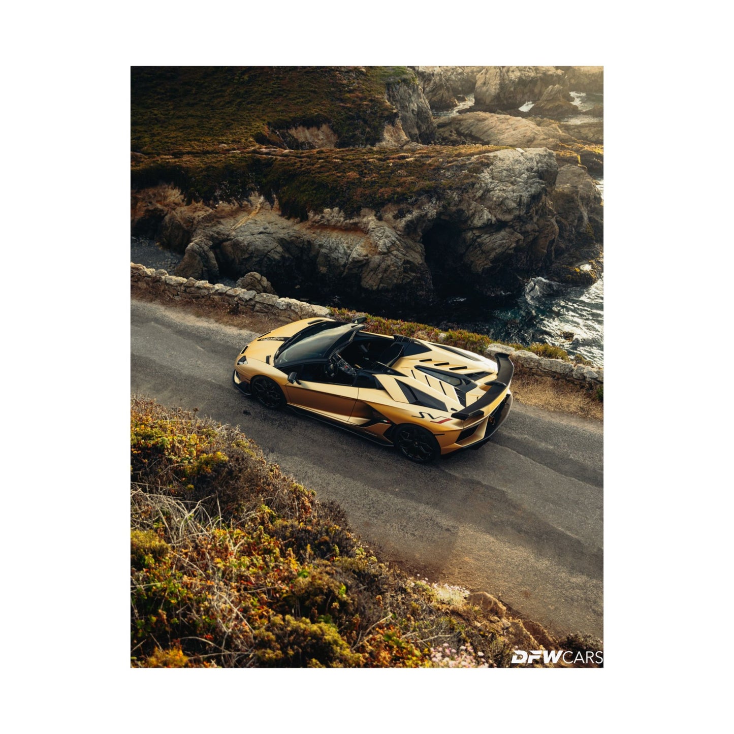 Lamborghini SVJ Roadster Car Week Poster
