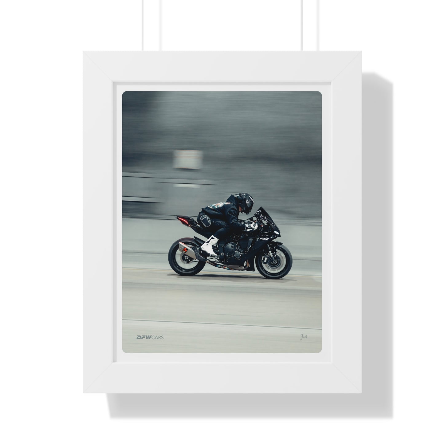 Yamaha R1 Framed Poster