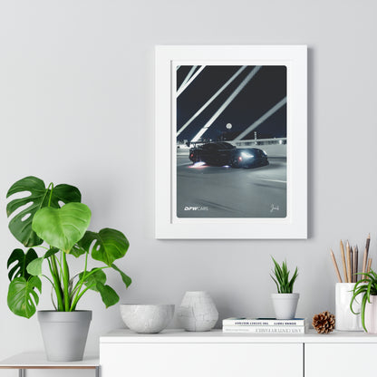 Quiet Racing's Calvo Viper Framed Poster