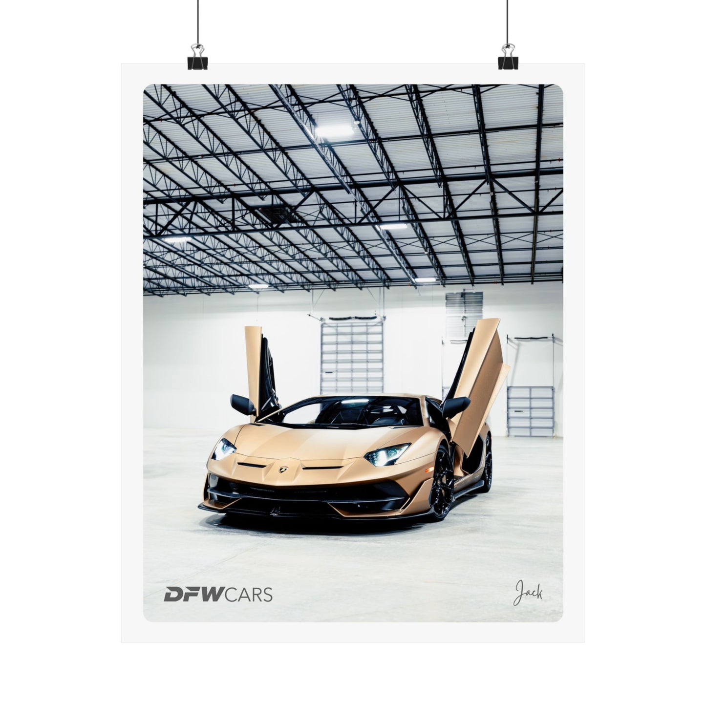 Aventador SVJ Poster