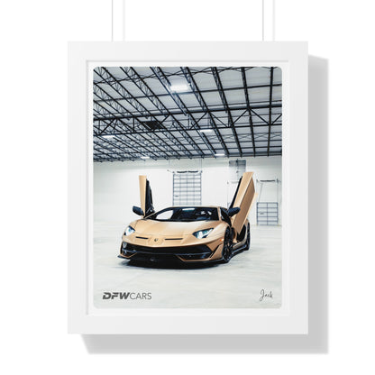 Aventador SVJ Framed Poster