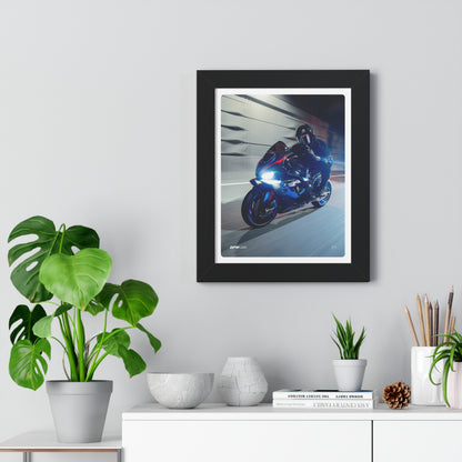 BMW M1000RR Framed Poster