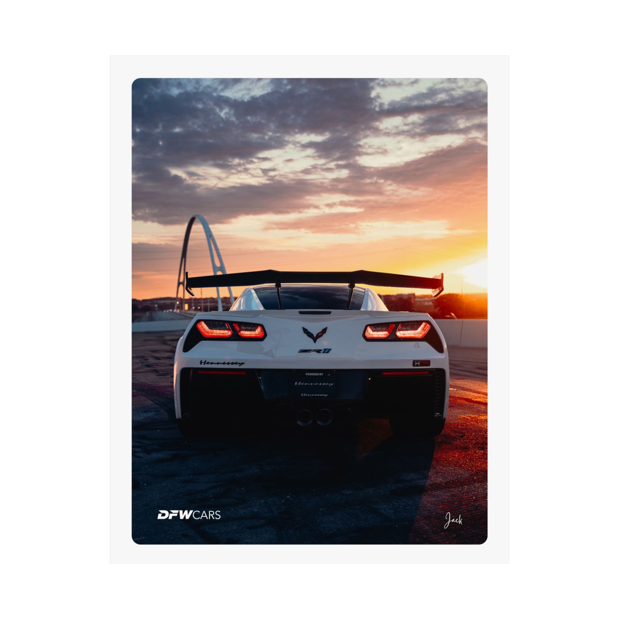 Hennessy C7 ZR1 Poster – DFW Cars