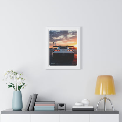 Hennessy C7 ZR1 Framed Poster