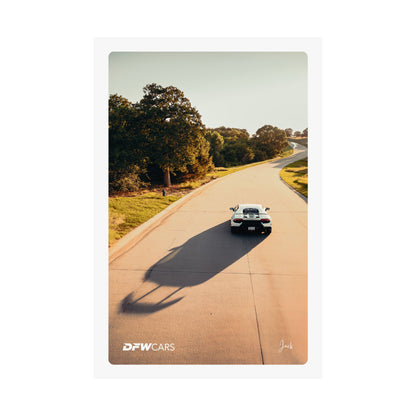 Lamborghini Huracan Sunrise Drive Poster