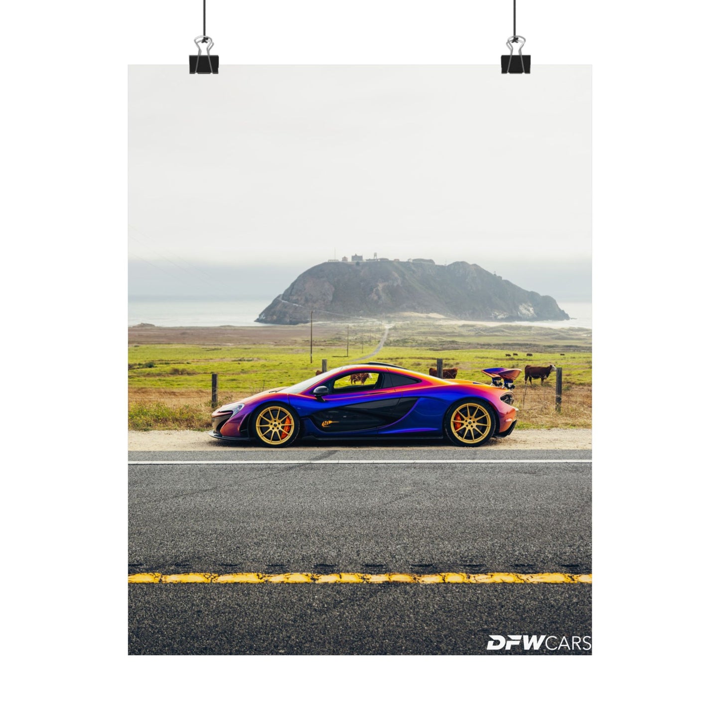 McLaren P1 Car Week Poster