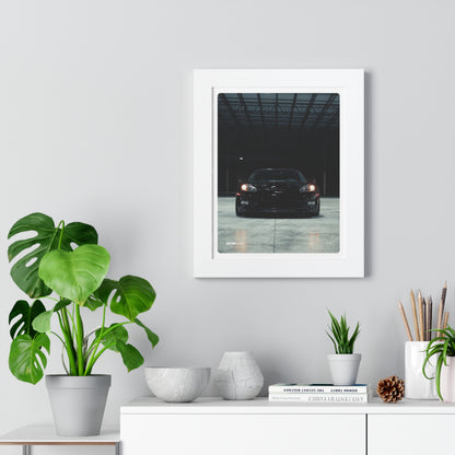 C6 Corvette ZR1 Black Framed Poster