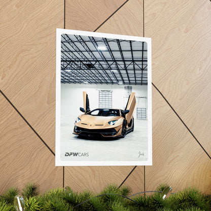 Aventador SVJ Poster