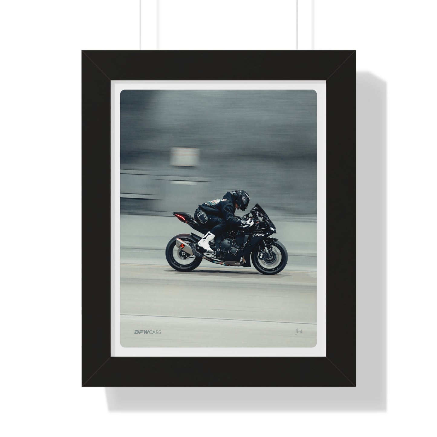 Yamaha R1 Framed Poster