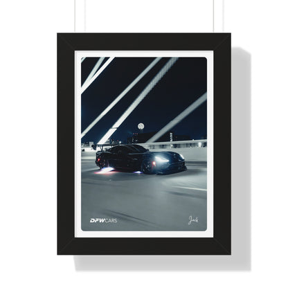 Quiet Racing's Calvo Viper Framed Poster