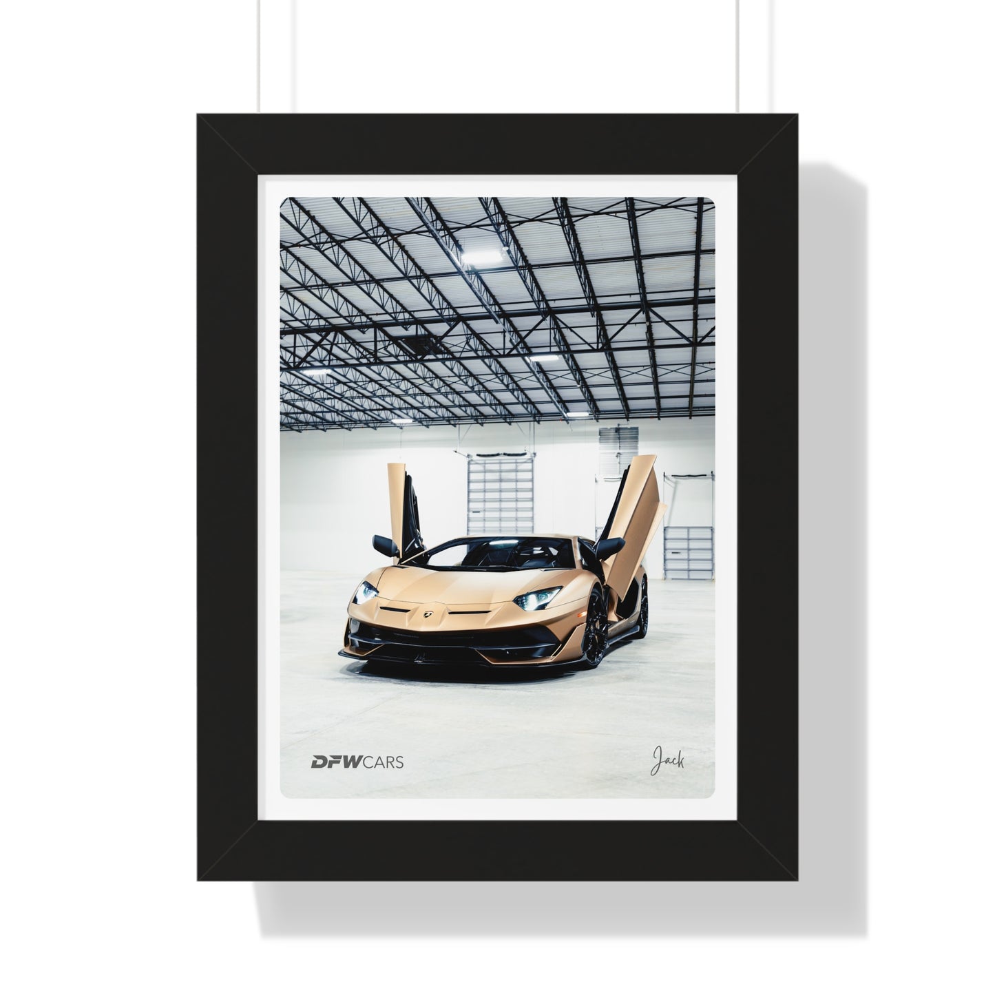 Aventador SVJ Framed Poster