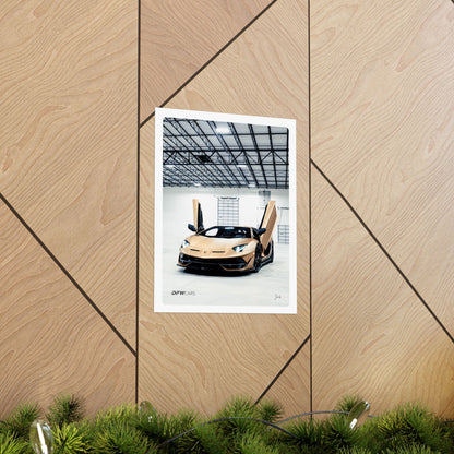 Aventador SVJ Poster