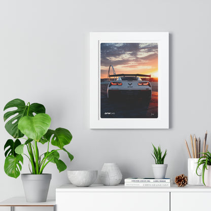 Hennessy C7 ZR1 Framed Poster