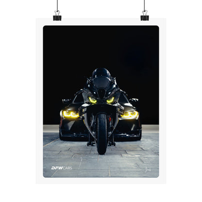 BMW M1000RR x G80 M3 Poster