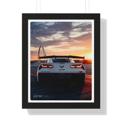 Hennessy C7 ZR1 Framed Poster