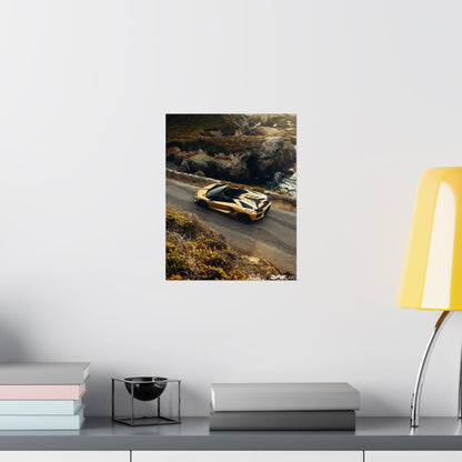 Lamborghini SVJ Roadster Car Week Poster