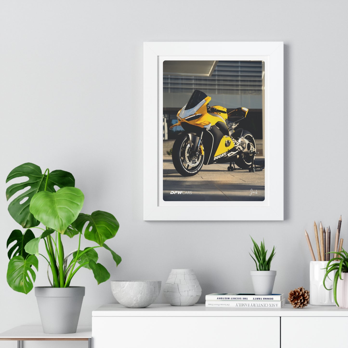 Ducati Panigale V4 Framed Poster